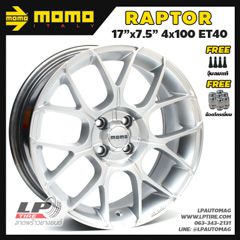 ล้อแม็ก MOMO แท้ รุ่น RAPTOR H701 17นิ้ว สีHyper Silver