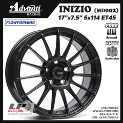 ล้อแม็กแท้ ADVANTI รุ่น INIZIO FlowForming 7.55kg (MD002) 17นิ้ว สีดำด้าน