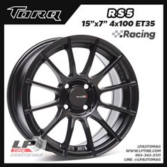 X ล้อแม็ก TORQ RS5 by Lenso 15นิ้ว สีดำด้าน