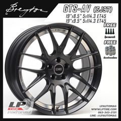 ล้อแม็ก BREYTON GTS-AV แท้ SJ97 19นิ้ว สีดำด้านอันเดอร์คัทเงิน