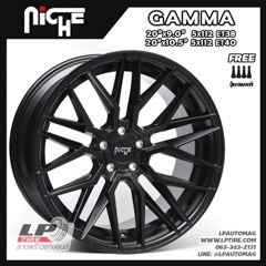 ล้อแม็ก NICHE แท้ รุ่น GAMMA หน้า9 หลัง10.5 20นิ้ว สีSatin Black