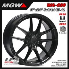 ล้อแม็กMGW ลาย BBS (WA-030) 17นิ้ว สีดำด้าน