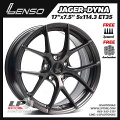 X ล้อแม็ก LENSO JAGER DYNA 17นิ้ว สีเทาด้าน