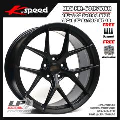 ล้อแม็กลาย BBS FIR-601F/616R 19นิ้ว สีดำด้าน