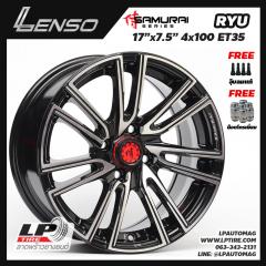 ล้อแม็ก Lenso Samurai RYU (SCR) 17นิ้ว สีดำหน้าเงา