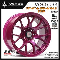 SALES ล้อแม็ก VERDE NKB 530 15นิ้ว สีม่วงชชมพู