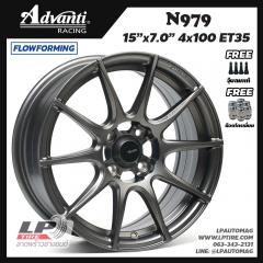 ล้อแม็ก Advanti  N979 Flow Forming 5.0kg 15นิ้ว สีเทากัน