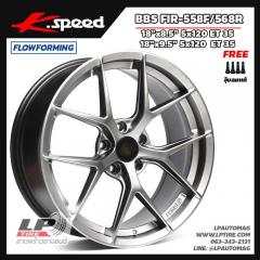 ล้อแม็กลาย BBS FIR-558F/568R FlowForming 9.10 18นิ้ว สีคาร์บอนเกย(เทาสว่าง)