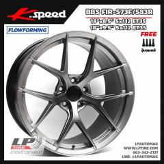 ล้อแม็กลาย BBS FIR-573F/583R FlowForming 8.70 18นิ้ว สีคาร์บอนเกย(เทาสว่าง)