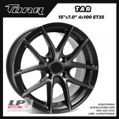 ล้อแม็ก TORQ TAR by LENSO 15นิ้ว สีดำหน้าชา