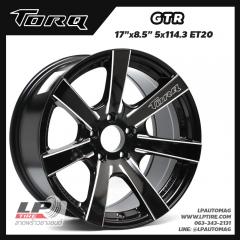 ล้อแม็ก TORQ GTR by LENSO 17นิ้ว สีดำมิงริ่งก้านเงิน