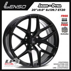 ล้อแม็ก LENSO JAGER DYNA 20นิ้ว สีดำด้าน