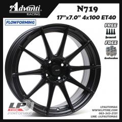 ล้อแม็กแท้ ADVANTI รุ่น N719 Flow Forming 6.45kg 17นิ้ว สีดำด้าน