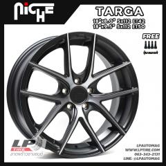 ล้อแม็ก NICHE แท้ รุ่น TARGA หน้า8.0 หลัง9.5 18นิ้ว สีดำหน้าชา