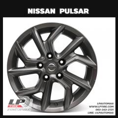 N ล้อแม็กมือสอง Nissan Pulsar ลาย10ก้าน 15นิ้ว สีกันเมทาลิก