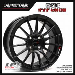 X ล้อแม็ก INFERNO RS1501R (RS05R) 15นิ้ว สีดำด้าน
