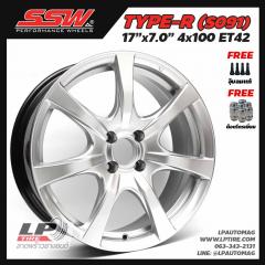 ล้อแม็ก SSW ลาย Type-R (S091) 17นิ้ว สีHyper Silver