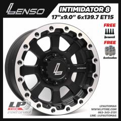 X ล้อแม็ก LENSO INTIMIDATOR 8 17นิ้ว สีดำหน้าเงา