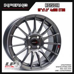 X ล้อแม็ก INFERNO RS1501R (RS05R) 15นิ้ว สีเทาด้าน