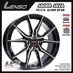 ล้อแม็ก LENSO JAGER JAVA (JAJ) 17นิ้ว สีดำหน้าเงา