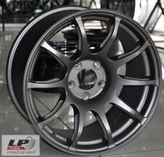 ล้อแม็ก VIP-RS ii Racing U-255 17นิ้ว สีเทามิลลิ่งก้านเงิน