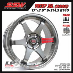 ล้อแม็ก SSW  TE37 SL (S202) 17นิ้ว สีเทาด้าน