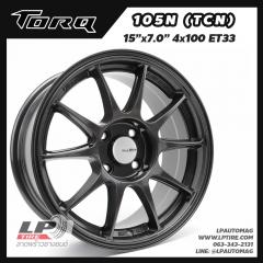 X ล้อแม็ก TORQ 105N (TCN) by LENSO 15นิ้ว สีไฮเปอร์แบ็ก