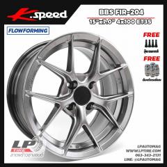 ล้อแม็ก K-speedลายBBS FIR-204 FlowForming 5.30kg 15นิ้ว สีคาร์บอนเกร์