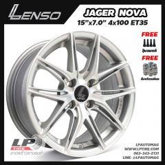 ล้อแม็ก LENSO JAGER NOVA (JAN) 15นิ้ว สีเงินด้าน