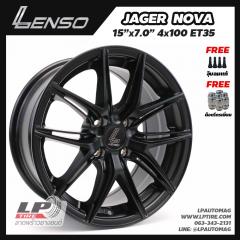 ล้อแม็ก LENSO JAGER NOVA (JAN) 15นิ้ว สีดำด้าน