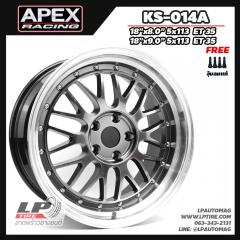 ล้อแม็ก APEX ลาย BBS LM (KS014A) 18นิ้ว สีHBหน้าเงา