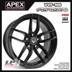 ล้อแม็ก APEX ลาย VVF-105 17นิ้ว สีดำด้าน