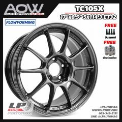 Xล้อแม็ก AOW TC105X (105X) FlowForming 7.1kg 17นิ้ว สีEJ-TITAN