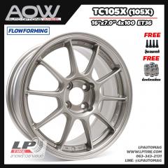 ล้อแม็ก AOW TC105X (105X) FlowForming 5.7kg 16นิ้ว สีTS-TITAN