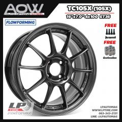 ล้อแม็ก AOW TC105X (105X) FlowForming 5.7kg 16นิ้ว สีEJ-TITAN