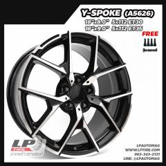 ล้อแม็กลาย OEM Y-SPOKE 18” 18นิ้ว สีดำเงาหน้าเงา