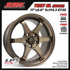 ล้อแม็ก SSW TE37 SL (S202) 17นิ้ว สีทองขอบทอง