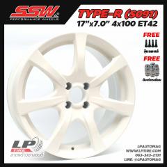 ล้อแม็ก SSW ลาย Type-R (S091) 17นิ้ว สีขาว