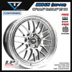 ล้อแม็ก VLF-P05  BBS LM FlowForming 9.4 kg 18นิ้ว สีHyper Black ขอบเเงิน