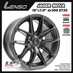 ล้อแม็ก LENSO JAGER NOVA (JAN) 15นิ้ว สีเทาด้าน