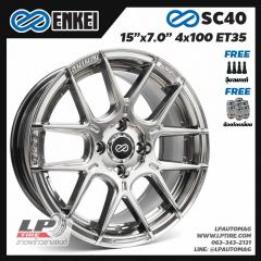 ล้อแท้ ENKEI SC40 15นิ้ว สีไทเทเนียม​มิ​ลเลอ​