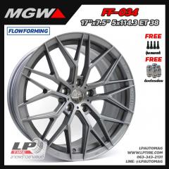 ล้อแม็ก MGW ลาย 305FORGED FF034 FlowForming 7.7 kg 17นิ้ว สีเงินเมทัลลิค