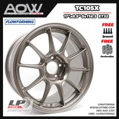 ล้อแม็ก AOW TC105X (105X) FlowForming 17นิ้ว สีTS-TITAN