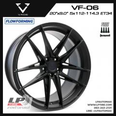 ล้อแม็ก VAGE Wheels รุ่น VF06 FlowForming 10.4 kg 20นิ้ว สีดำด้าน
