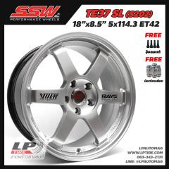 ล้อแม็ก SSW TE37 SL (S202) 18นิ้ว สีHyper Silver