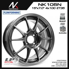 ล้อแม็ก NK รุ่น NK105 FlowForming 5.6kg (TC105N) 15นิ้ว สีNK Dark