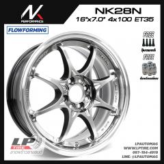 Xล้อแม็ก NK รุ่น NK28 FlowForming 5.9kg (CE28) 16นิ้ว สีFormula Silver