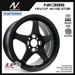 ล้อแม็ก NK รุ่น NK388 FlowForming 6.0kg (Spoon) 16นิ้ว สีAlumite Black