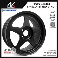 ล้อแม็ก NK รุ่น NK388 FlowForming 7.5kg (Spoon) 17นิ้ว สีAlumite Black