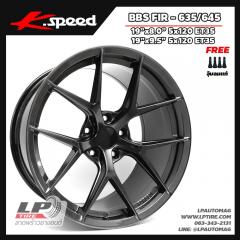 ล้อแม็ก K-speed ลายBBS FIR-635F/645R 19นิ้ว สีHP Dyrk